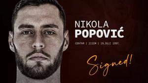 Nikola Popović novo pojačanje KK Bosna BH Telecom